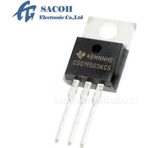New 10PCS/Lot CSD19503KCS or CSD19501KCS CSD19502Q5B CSD19505KCS CSD19505KTT CSD19506KCS CSD19506KTT TO-220 100A 80V N-ch MOSFET
