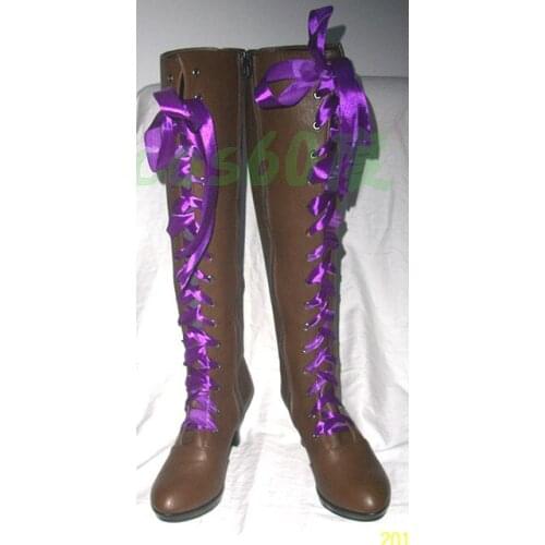 Black Butler 2 Alois Trancy Cosplay Boots Shoes customized S008
