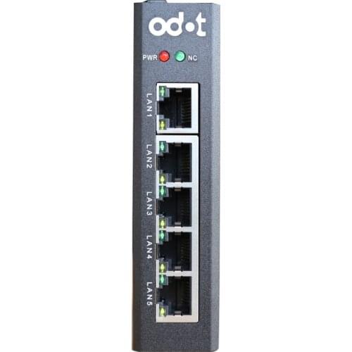 Industrial switch 5 Industrial Ethernet switch 100 trillion net guide rail installation