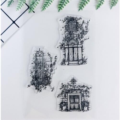 Garden Window Sill Transparent Clear Stamps Seal For Scrapbooking/Sentiment Rubber Stamp Bullet Journal Photo Album Card Making