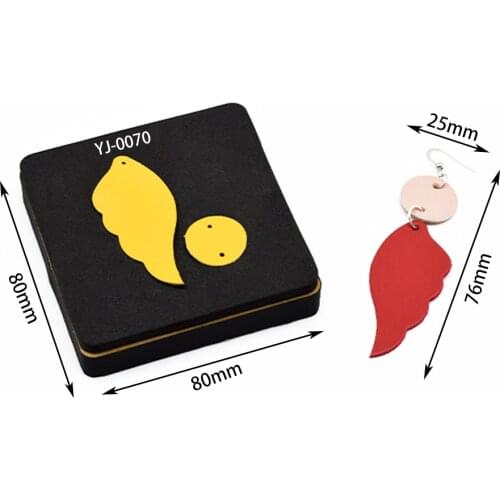 Diy Earring Craft Scrapbook Wooden Cutting Die Making Decor Supplies Dies Template Suitable For Common Die-Cutting Machines