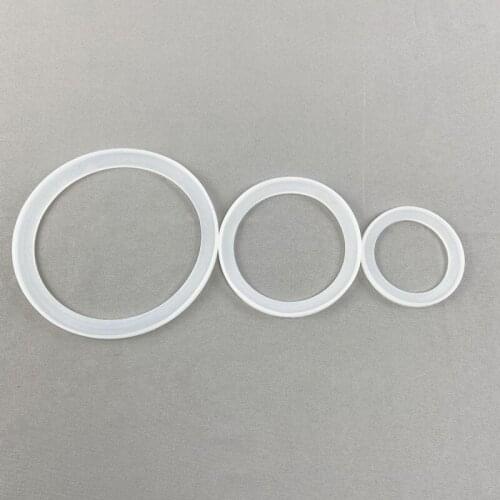 5 pieces Silicon Sealing Strip Flat Gasket Ring Washer Fit L Type Sight Glass 1.5" 2" 3" 4"