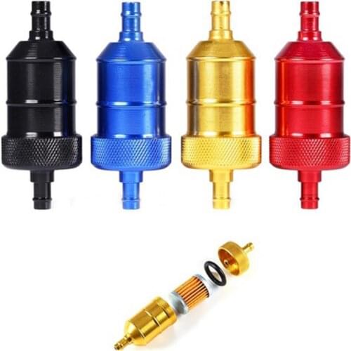 Universal Aluminium Alloy CNC Motocycle Fuel Petrol Filter Replacement Spare