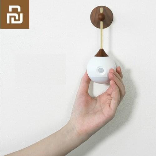 Xiaomi Youpin Sunny Night Light Removable Infrared Smart Induction USB Charging Wall Mounted Night Lamp Mijia Smart Home