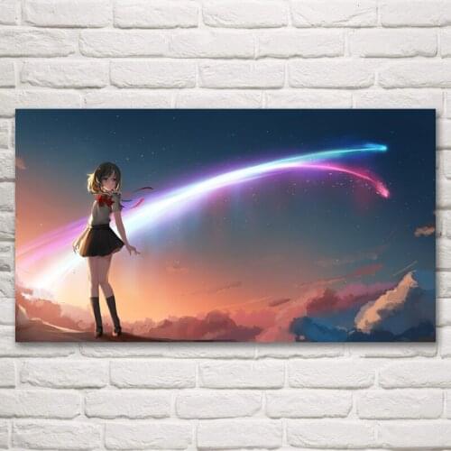 1 Panel Your Name Anime Movie Posters and Prints Painting Home Decoration Pictures Pictures Living Room Artworks Modern Poster