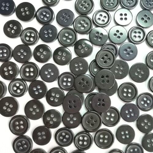 100pcs Sewing Buttons 4 Holes 10mm Round Resin Buttons Sewing Scrapbooking Crafts Accessory Home Decoration Sewing Ornaments