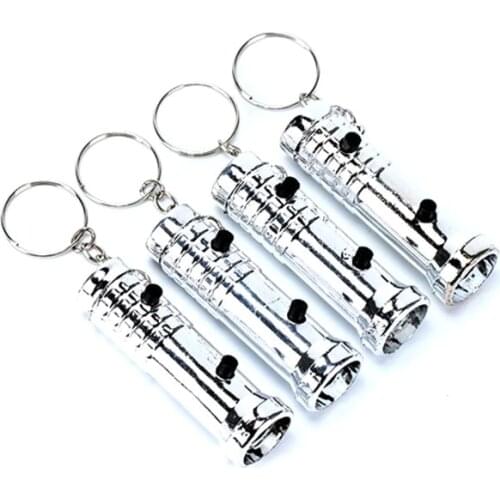 2in1 Mini Flashlight Detector UV Light Keychain Kids Toy Gift