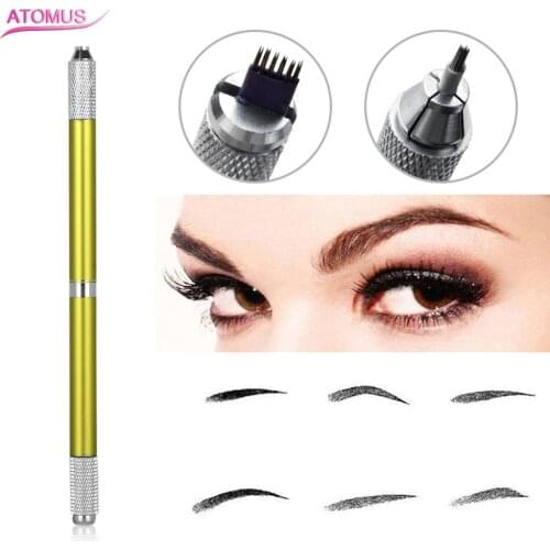 1pc Microblading 3d Pen New Permanent Makeup Machine Caneta Tebori Kalici Makyaj Makinesi Pluma Eyebrow Tatoo Pen