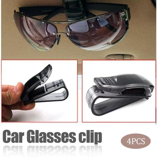 4PCS ABS Auto Glasses Sunglasses Clip car Accessories Stickers for Renault clio megane 2 3 4 duster captur scenic 2 logan koleos