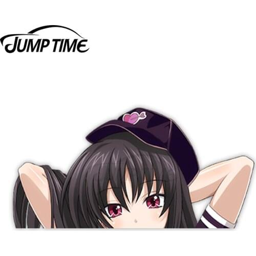 Jump Time Anime High School DxD Raynare 41 Bumper Window Helmet Vinyl Decal Peeker Car Stickers