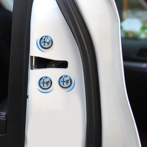 Auto Aluminum alloy Accessories for alfa romeo 159 147 156 giulietta 147 159 mito Giulia Car Door Lock Screw Protector Cover