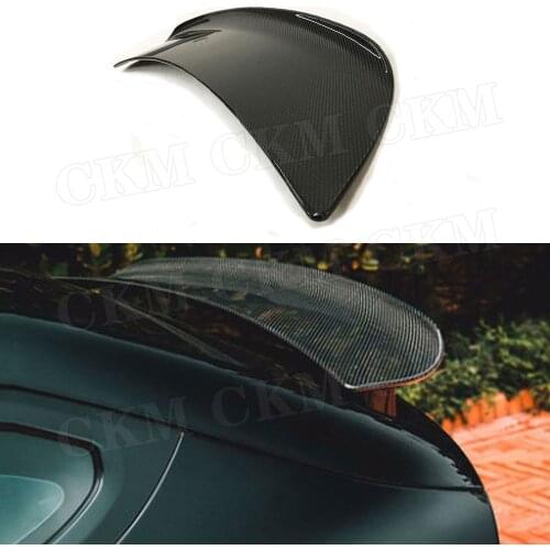 Carbon Fiber Rear Spoiler Boot Trunk Cover Wings For Tesla Model X 2016-2018 FRP Racing Spoiler Car Styling