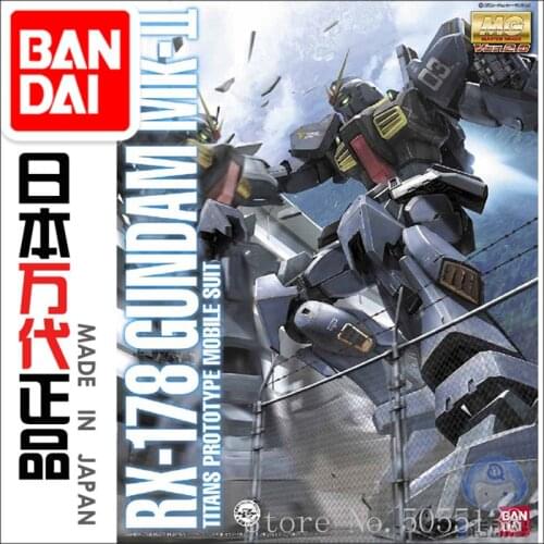 Bandai Gundam Model IN-Stock Assembly 41924 1/100 MG RX-178 Mk-II 2.0 Titans Gundam ROBOT Figure Anime Toys Figure Gift