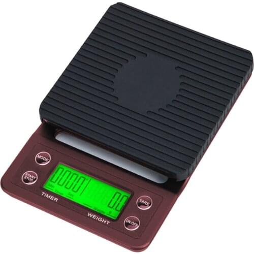 Digital Coffee Scale with Timer and Silicone Pad Drip Pour Over Coffee Scale for Home Kitchen