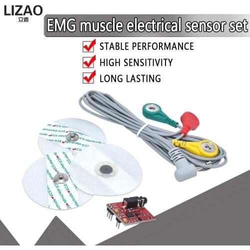 Muscle Signal Sensor Emg Sensor Controller Detects Muscle Activity For Arduino Development board for wearable Devices