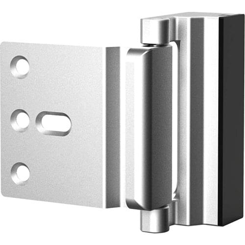 Hot Security Lock, [2 Pack] Home Security Door Lock with 8 Screws, Childproof Door Reinforcement Lock, Withstand 1000 Lbs