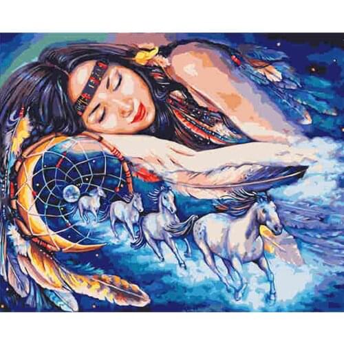 Oil painting by Numbers Schilderen Op Nummer Home Decor Decorative Frames Acrylic Paints Canvas For drawing Diy Gift Wall Art