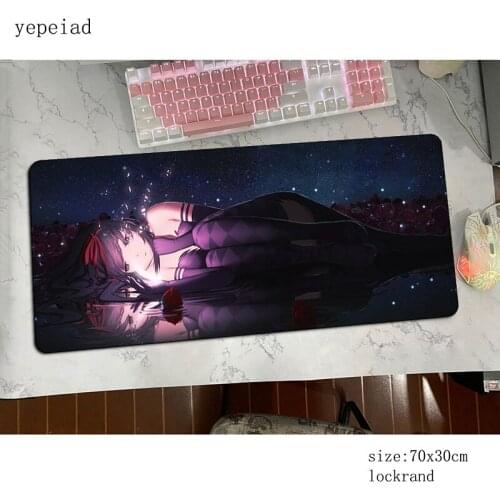 Puella Magi Madoka Magica mouse pad best seller mats Computer mouse mat gaming accessories mousepad big keyboard games pc gamer