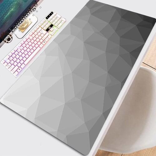 Mouse Pads Keyboard Deskmat Diy Extended Pad Custom Gamer Carpet Accessories Mousepad Color Creative Personality Gray Gradient
