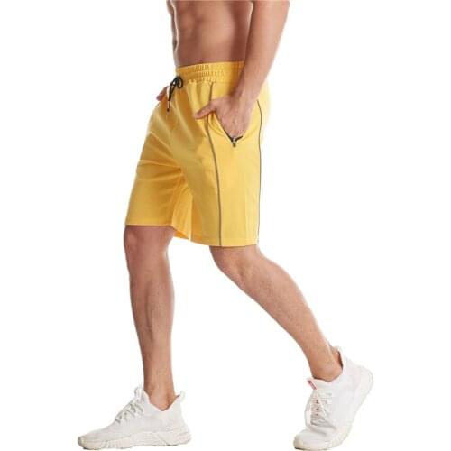 Summer Running Shorts Mens Sports Shorts Training Exercise Jogging Fitness Gym Men reflective Shorts With Pocket Running Shorts