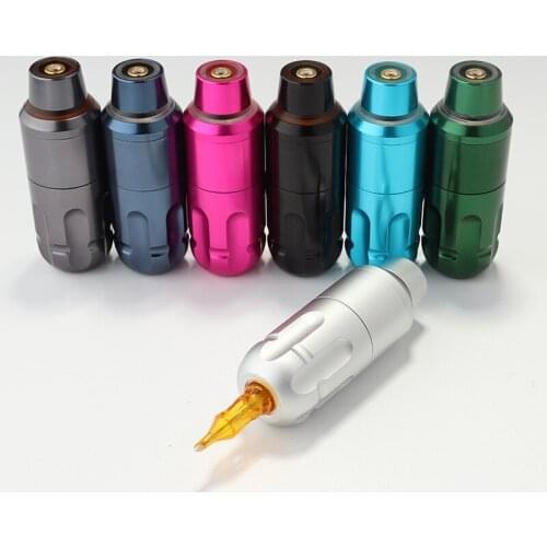 New Aluminum Alloy Tattoo Equipment Machine Motor Machin Cartridge Grip Tattoo Machine Black Blue Green Rose Pink