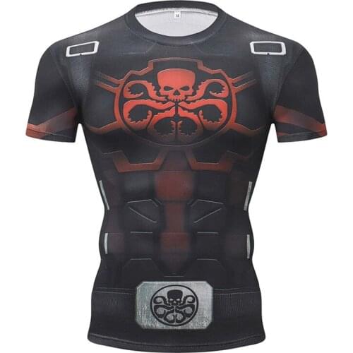 Mma T-shirt Herren Rashguard Jiu Jitsu Bjj T-shirt 3D Compressie Droge Fit Mannen Shirt Ademend Gym Running Training Boksen Jers