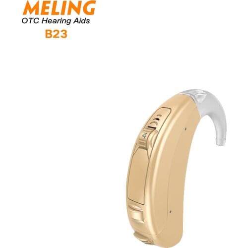 B23 4 channels Digital Processing BTEHearing Aids Low frequency cut trimmer mini super power smart over ear hearing aid