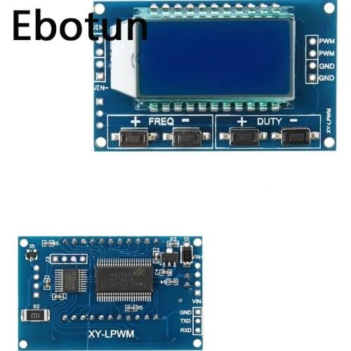 For 1Hz-150Khz Signal Generator PWM Board Module Pulse Frequency Duty Cycle Adjustable Module LCD Display 3.3V-30V 1Hz - 150Khz