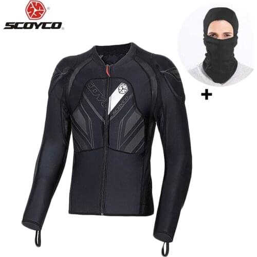 SCOYCO Motorcycle Jacket Motocross Protection Protective Gear Moto Jacket Motorcycle Armor Racing Body Armor, A-03