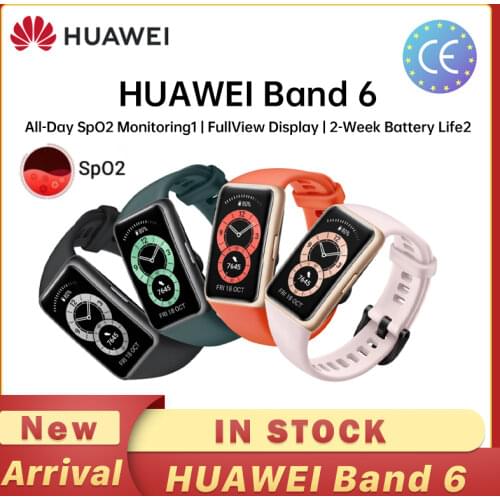 Huawei Band 6 SmartBand 1.47''AMOLED Blood Oxygen Sleep Monitoring Heart Rate Tracker Fast 2-Week Battery Life Charging