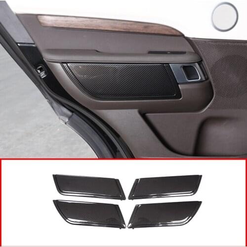 Replacement Parts For Land Rover Discovery 5 L462 2017-2020 ABS Carbon Interior Door Decoration Panel Cover Trim Accessories LR5
