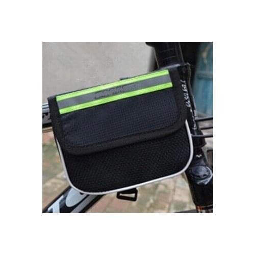 Bicycle Bag Hard Shell Upper Tube Bag Saddle Bag Mountain Bike Front Bag with Mobile Phone Bag Riding Bicycle Equipment