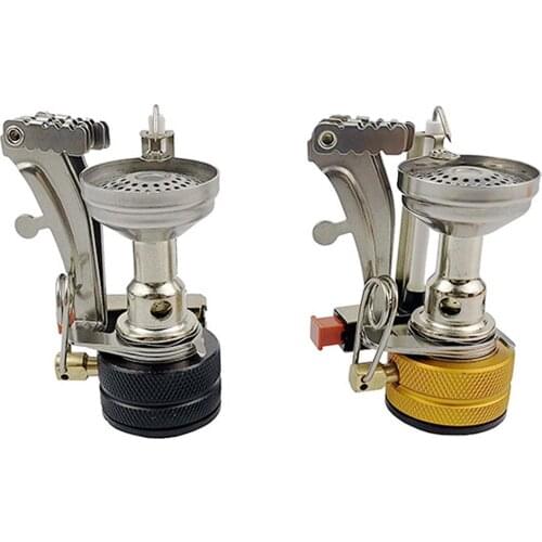 Outdoor Camping Gas Burner Mini Integrated Portable Gas Stove Stainless Steel Picnic Stove For Outdoor Camping Hiking Cooking