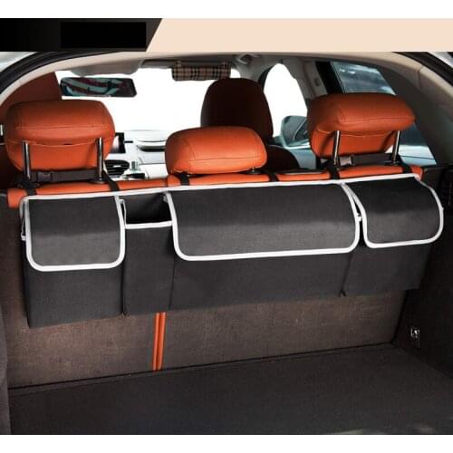 Waterproof Cargo Storage Box PU Leather Trunk Organizer Folding Car Storage Car Trunk Stowing Tidying for Car SUV