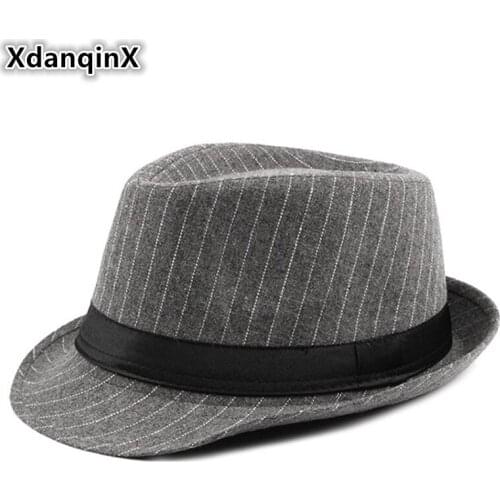 XdanqinX Autumn Winter New Style Mens Hats Simple Fedoras British Fashion Wild Female Cap Unisex Snapback Brand Gorros Hat