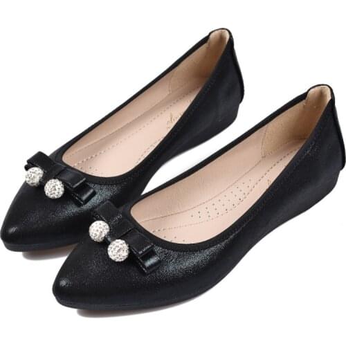 Women Soft Sole Foldable Ballet Shoes Womens Plus Size Flats Fashion Travel Shoes Women Shoes Round Toe Flat Shoes WSH2468