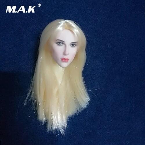 1/6 Scale Female Women Captain Sparta Gold Hair Custom Head Sculpt for 12" Action Figures Body