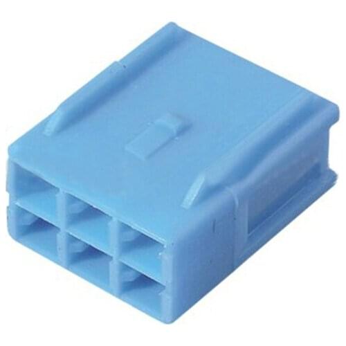 5/10sets 6pin auto electric 2.3mm cable plug wiring housing connector with terminals