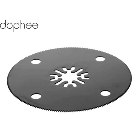 Dophee 80mm Oscillating Multitool Bi-metal Teeth Saw Blade for Dremel Bosch Wood Cutting Multimaster Tools Renovator Power