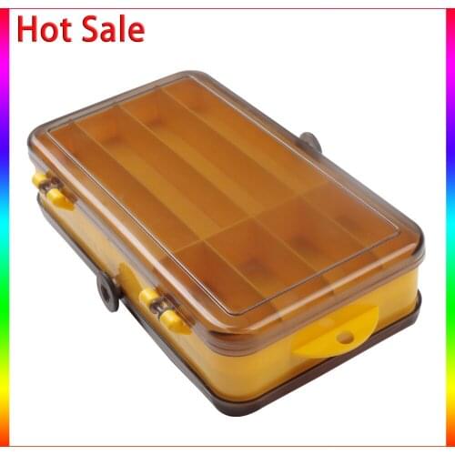 Double-Sided Fishing lure Hook Storage Box Portable Multifunctional Fishing Lure Box Organizer Fishing Tackle Accessory Boxes