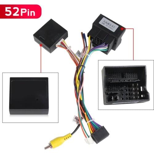 Car central control navigation host power cable for Volkswagen/V.W/Golf 7/Skoda/SEAT cable and canbus