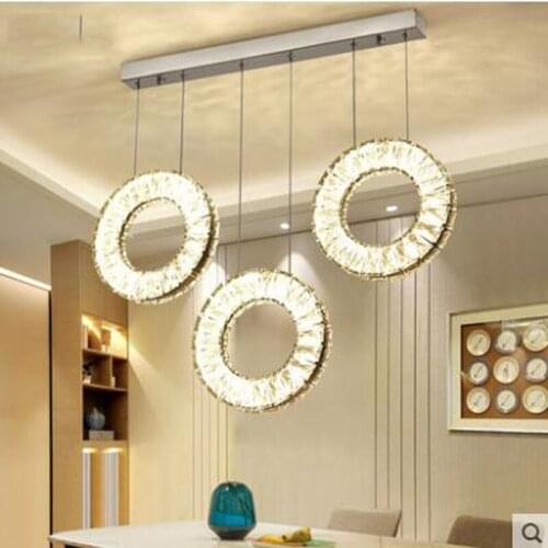 L Postmodern luxury crystal chandelier living room dining room blue water drop personality creative designer model room lamp