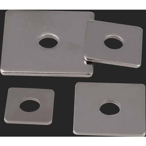 M6 M8 M10 304 Stainless steel Quadrilateral square washer thickness 1-3mm flat Quartet washers mat with curtain wall 12-50mm L