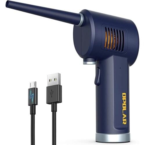 OPOLAR Compressed Air Duster,33000 RPM Electric Air Can For Computer Electronics Cleaning, Reusable Dust Destroyer