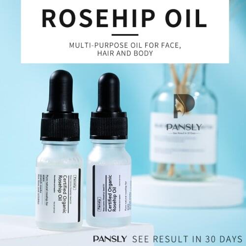 Organic Rosehip Oil for Stretch Marks Pregnant Women Skin Care Cosmetic Fine Lines Wrinkles Acne Scars Removal Essential