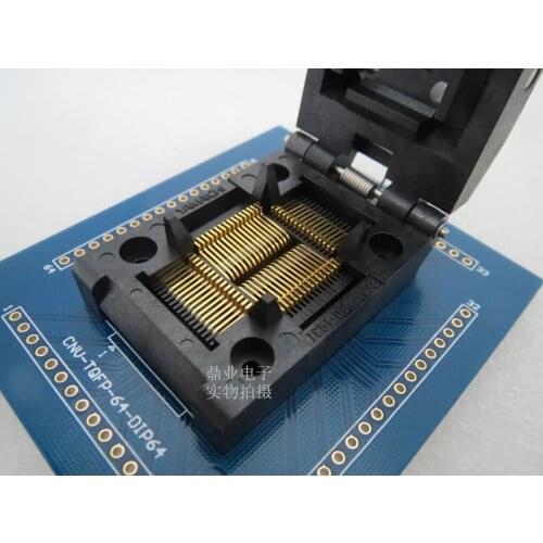 Original ATMEL IC Test Seat IC51-0644-824- Burning Programm ATMEGA64 ATMEGA128 ATMEGA169 Socket Adapte