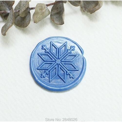 Snoflake Wax Seal Stamp,elk seals,wedding gift,personalised wood wax stamp,winter seal
