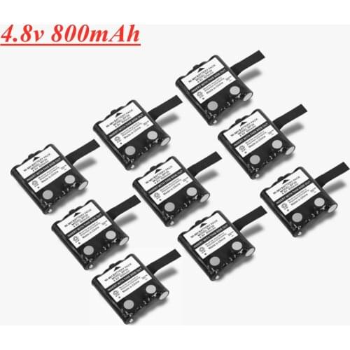 4.8v NI-MH Rechargeable Battery For Uniden Radio BP-38 BP-39 BP-40 BT-1013 4.8V 800mAh For MOTOROLA TLKR T4 T5 T6 T7 T8 Cordless