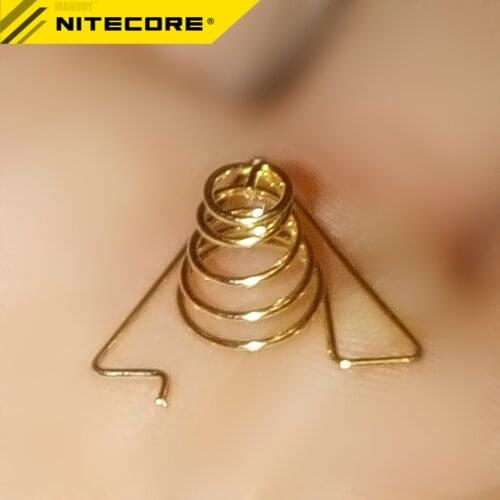 NITECORE Spring for HC30 HC33 HC65 HC60 HC60W Headlamp Flashlight Portable Lighting Accessories 100%Original without Tail cover