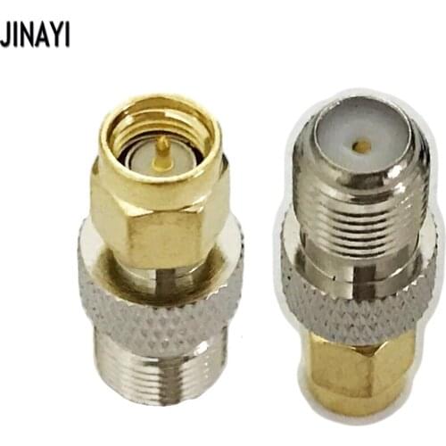 Connector F Female to SMA Male RF Coax Coaxial Cable adapter connector